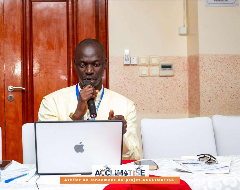Intervention à l’atelier de lancement du projet ACCLIMATISE